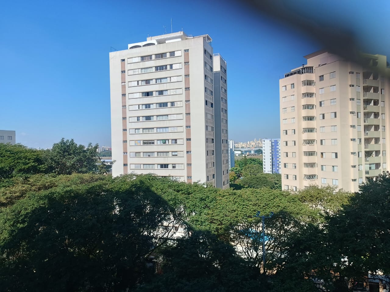 Vista da região a partir do apartamento